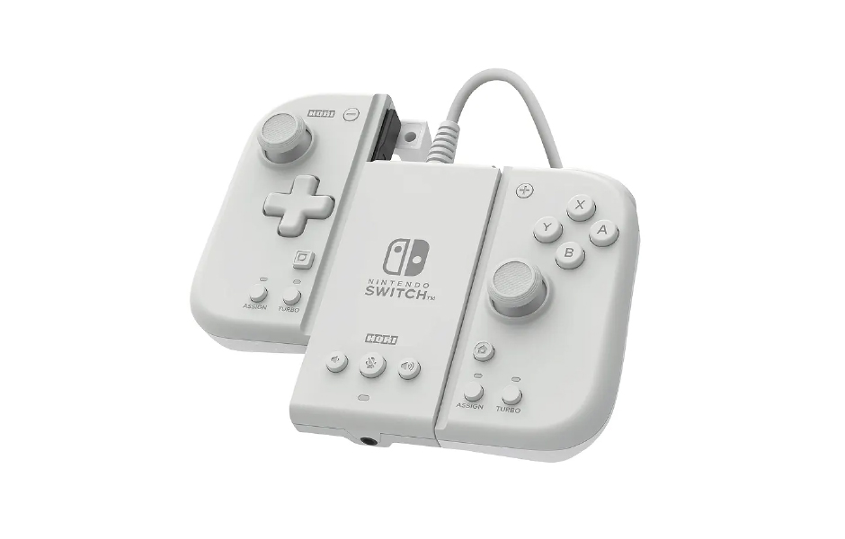 HORI Split Pad Compact Attachment Set - Milky White